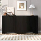 Credenza a 4 ante con gambe