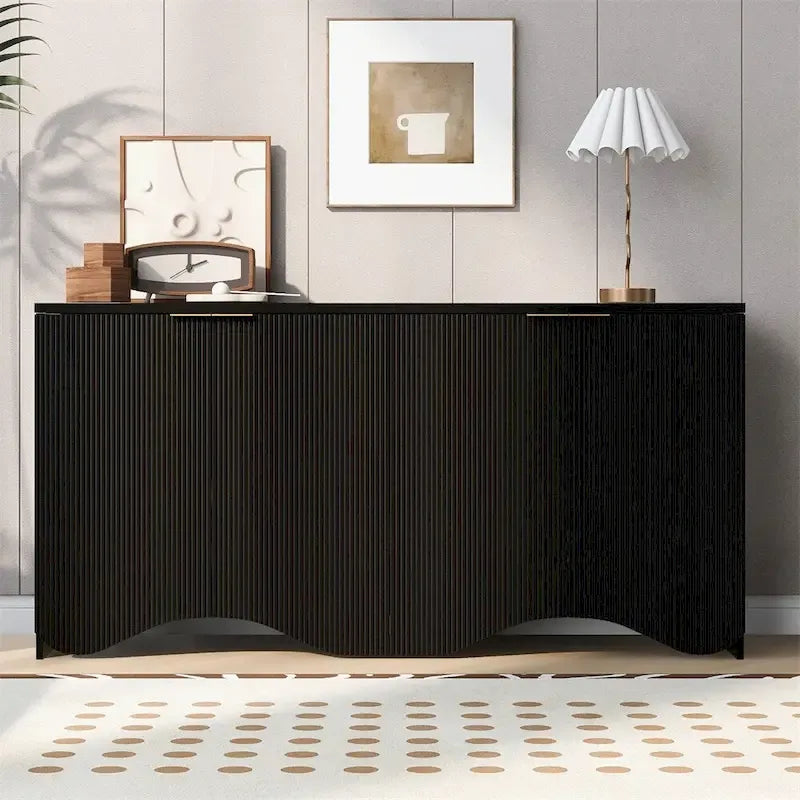 Credenza a 4 ante con gambe