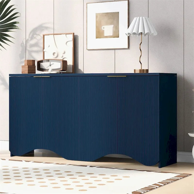 Credenza a 4 ante con gambe