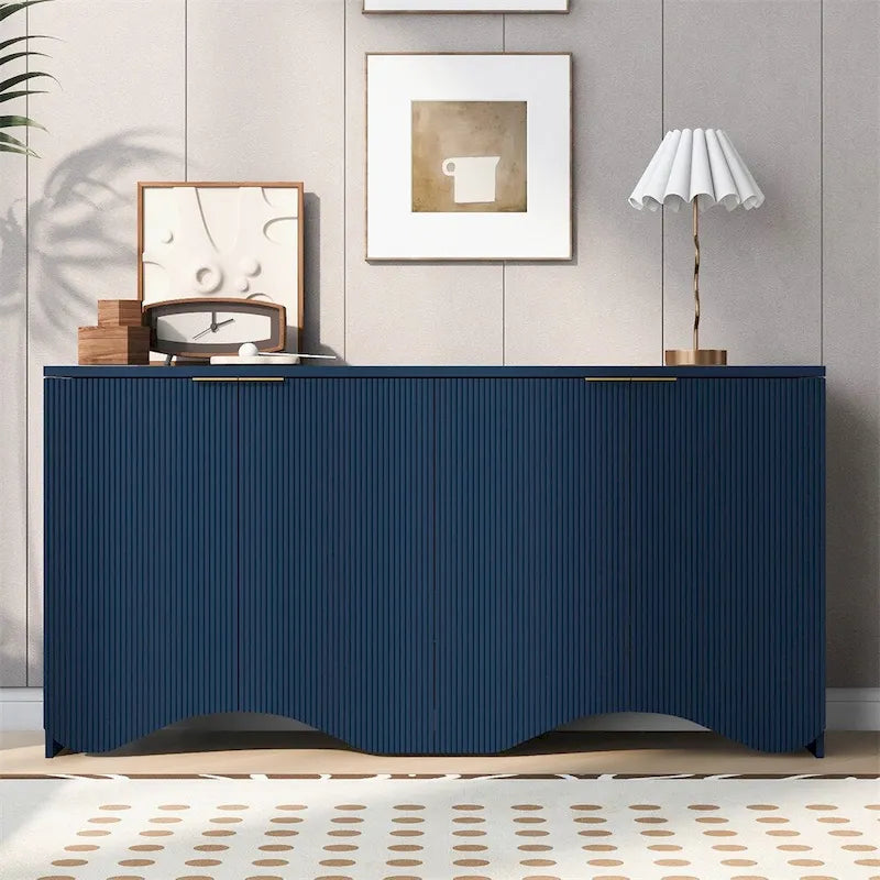 Credenza a 4 ante con gambe