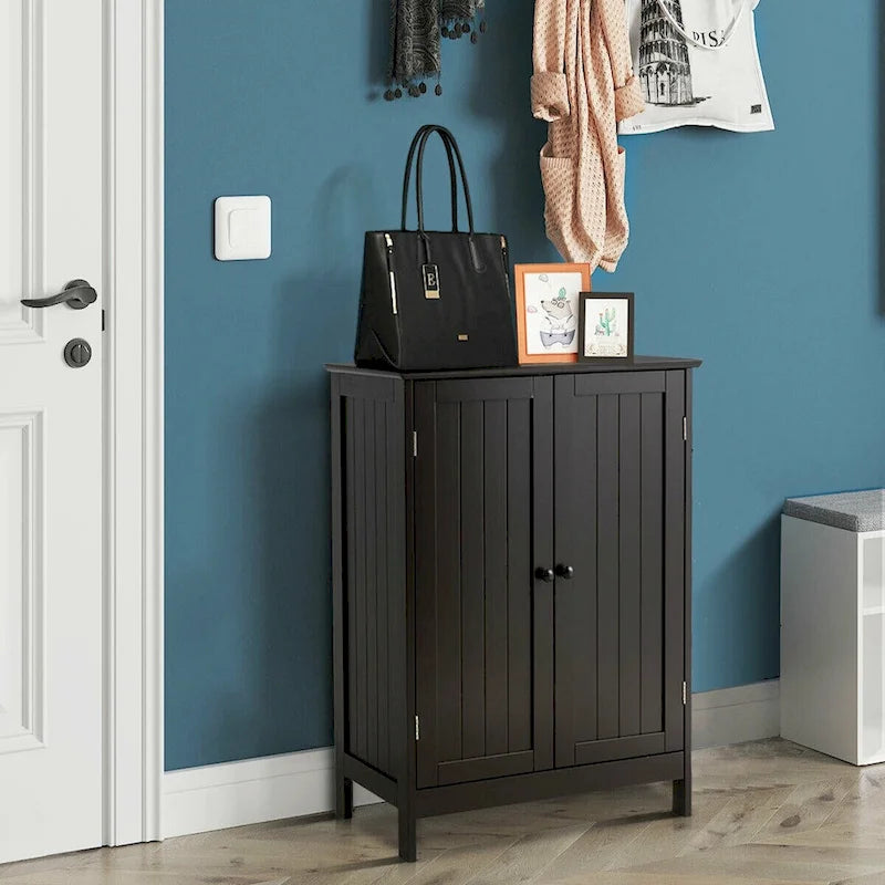 Mobiletto da Bagno con Ante a Doppio Battente