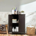 Mobiletto da Bagno con Ante a Doppio Battente