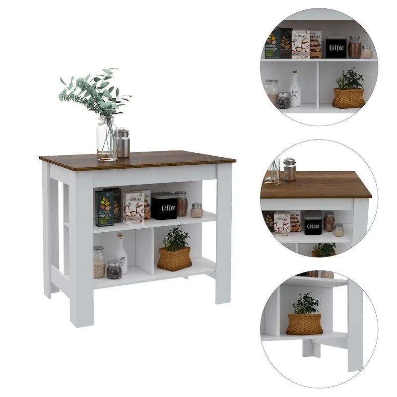 Set da cucina Phoenix 2 pezzi con isola cucina e mobile lavello multiuso