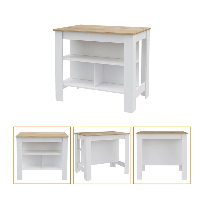 Set da cucina Phoenix 2 pezzi con isola cucina e mobile lavello multiuso