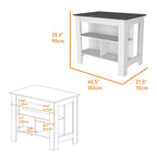 Set da cucina Phoenix 2 pezzi con isola cucina e mobile lavello multiuso