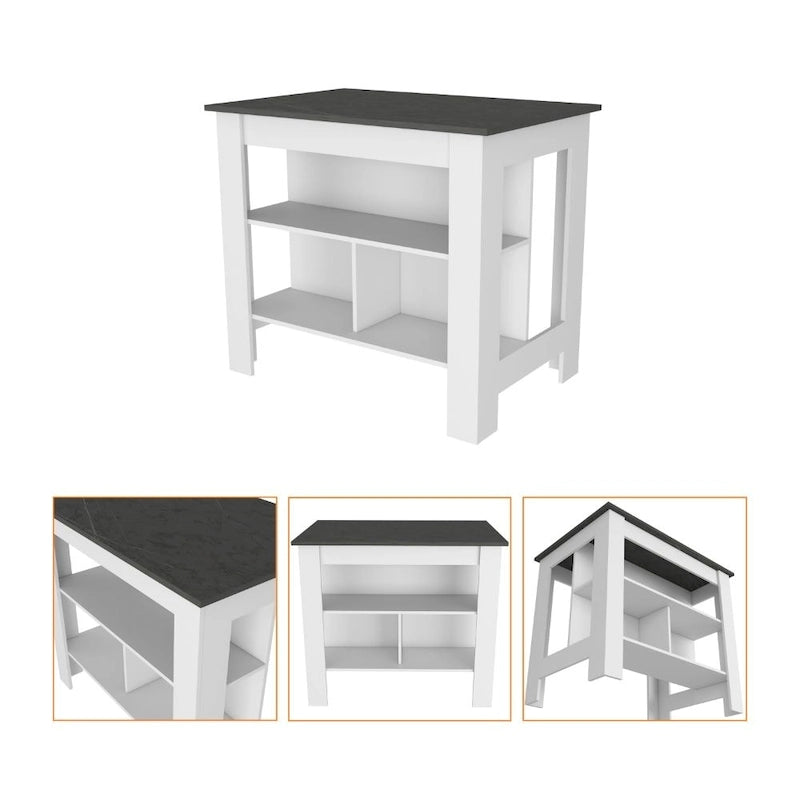 Set da cucina Phoenix 2 pezzi con isola cucina e mobile lavello multiuso