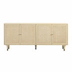 Credenza in canna e ottone fatta a mano
