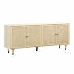 Credenza in canna e ottone fatta a mano