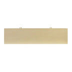 Credenza in canna e ottone fatta a mano