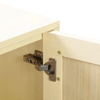 Credenza in canna e ottone fatta a mano