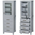Colonna da Bagno con Anta e Cassetto