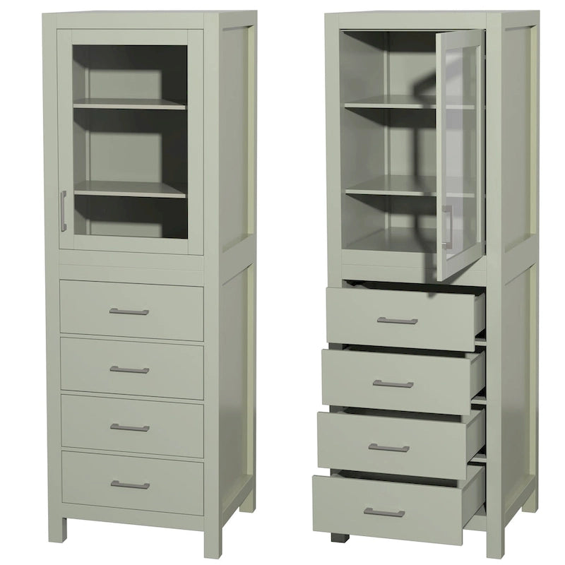 Colonna da Bagno con Anta e Cassetto