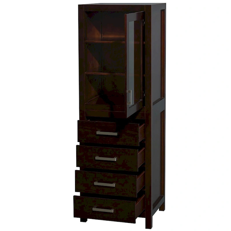 Colonna da Bagno con Anta e Cassetto