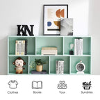 Libreria portaoggetti a 3 ripiani per bambini, mobile espositore in legno per camera da letto