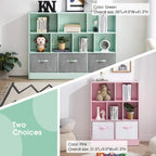 Libreria portaoggetti a 3 ripiani per bambini, mobile espositore in legno per camera da letto
