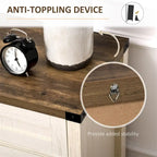 Credenza con cassetto in stile porta scorrevole a granaio