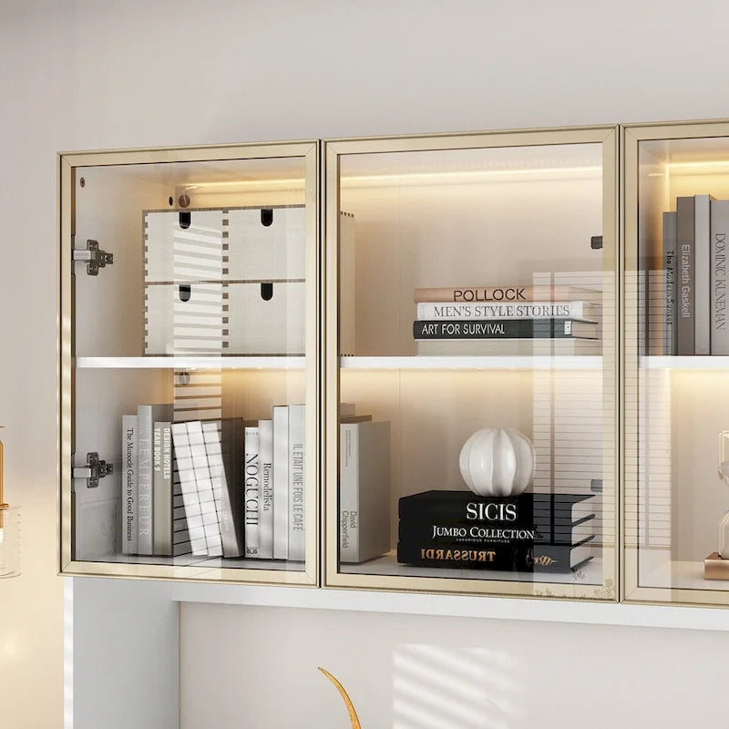 Vetrinetta Espositiva Modulare Alta con Illuminazione a LED