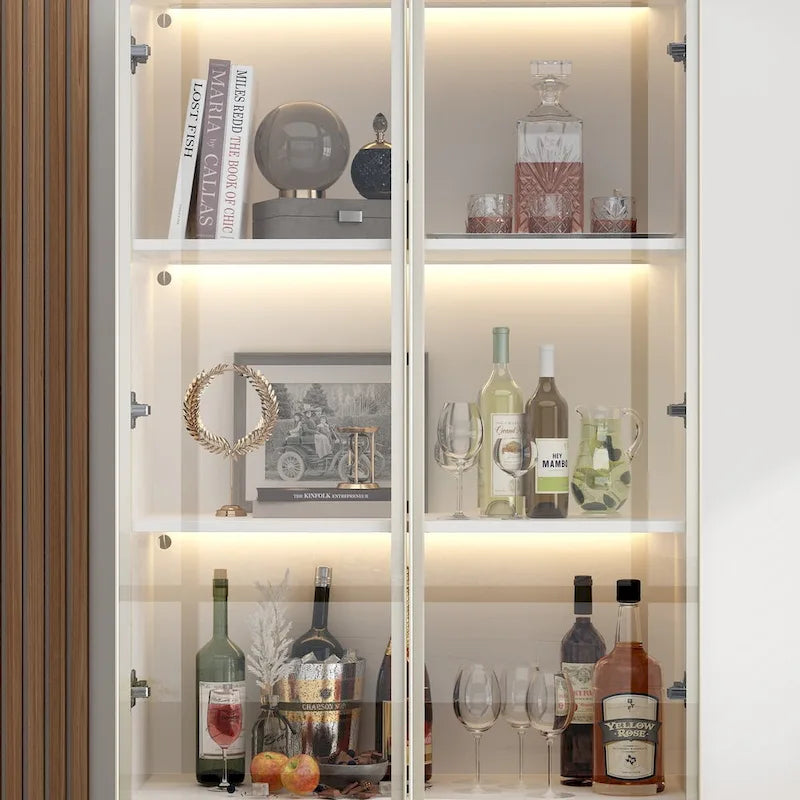 Vetrinetta Espositiva Modulare Alta con Illuminazione a LED