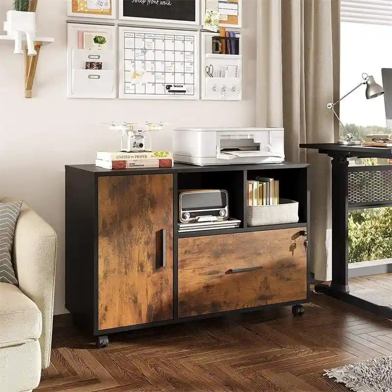 Classificatore orizzontale in legno a 1 cassetto - 15,8P x 36,6L x 25A