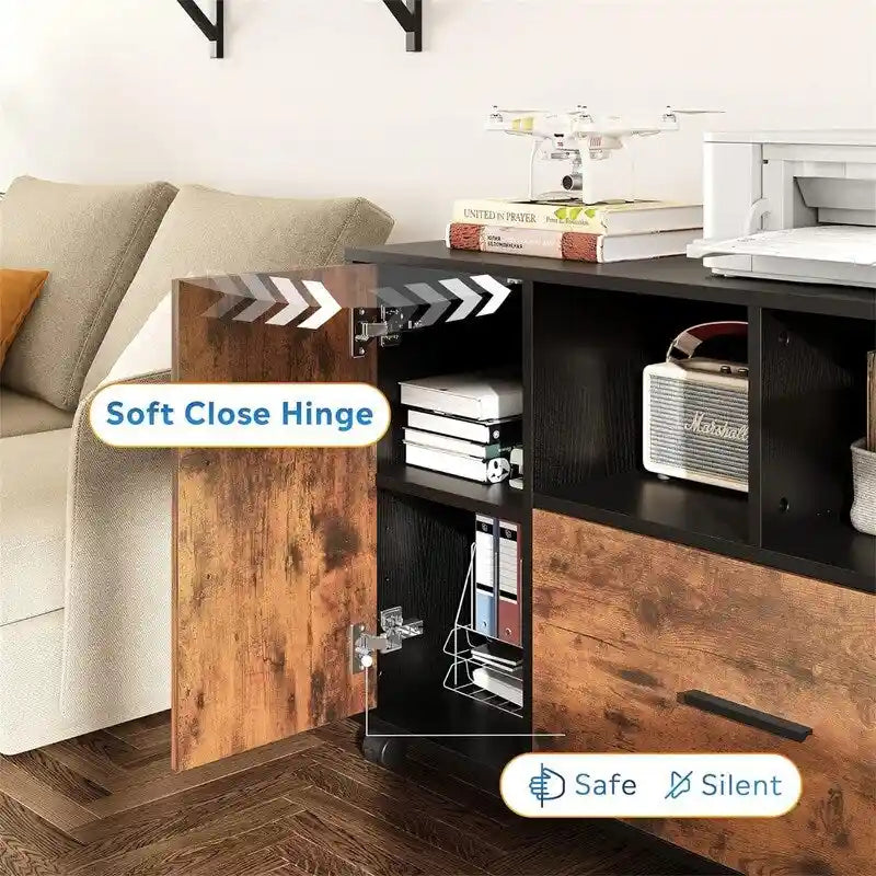 Classificatore orizzontale in legno a 1 cassetto - 15,8P x 36,6L x 25A
