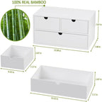Organizzatore da scrivania in bambù