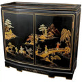 Mobiletto frontale inclinato fatto a mano - 32" L x 13" P x 30" H