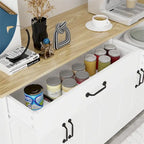 Madia Credenza con 2 Cassetti e 4 Ante
