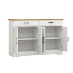 Madia Credenza con 2 Cassetti e 4 Ante