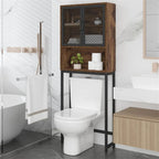 Mobiletto da bagno salvaspazio da posizionare sopra il WC
