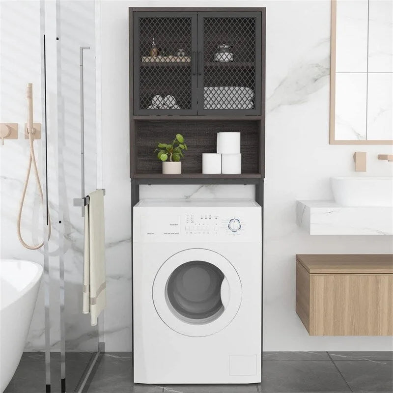 Mobiletto da bagno salvaspazio da posizionare sopra il WC