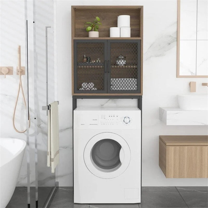 Mobiletto da bagno salvaspazio da posizionare sopra il WC