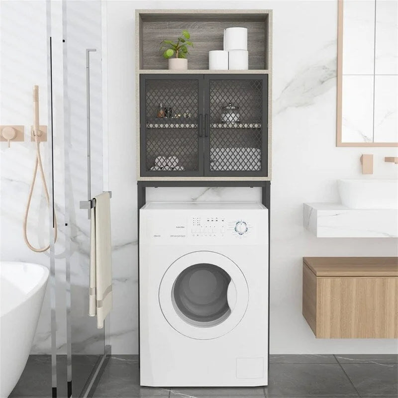 Mobiletto da bagno salvaspazio da posizionare sopra il WC