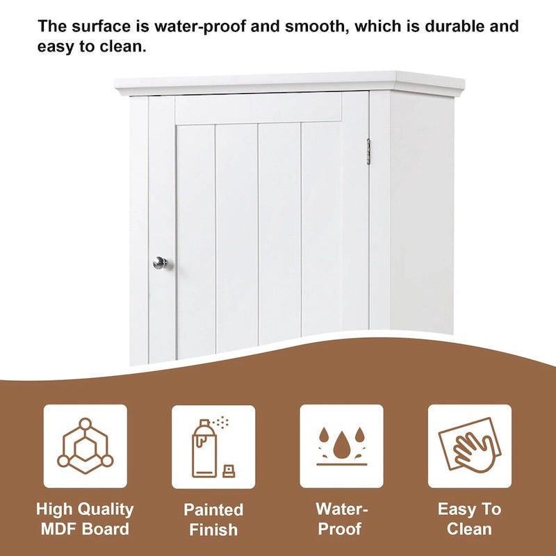 Armadietto da bagno alto 170 cm con cassetto e ripiano regolabile