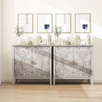 Mobiletto Grigio Chiaro con Ripiani Regolabili, 80 x 38 cm