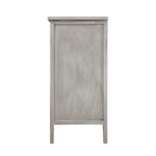 Mobiletto Grigio Chiaro con Ripiani Regolabili, 80 x 38 cm