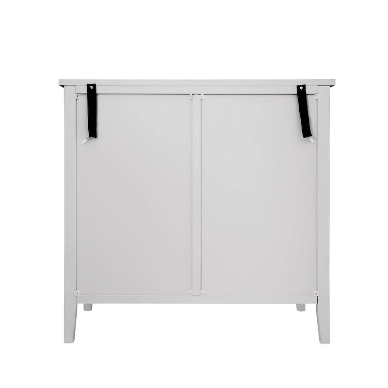 Mobiletto Grigio Chiaro con Ripiani Regolabili, 80 x 38 cm