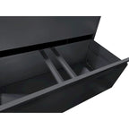 Seitlicher Stahlschrank mit 5 Schubladen und Schloss